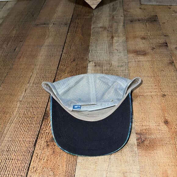 New Costa Del Mar Mossy Oak Coastal Mens Trucker Snapback Cap Hat - Picture 4 of 8